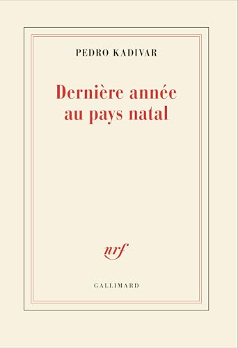 Dernière année au pays natal