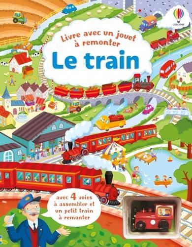 Livre avec un jouet à remonter - Le train